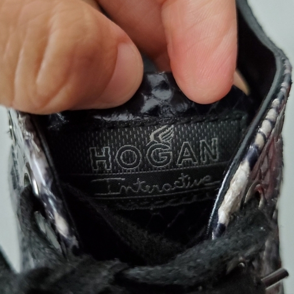 Hogan designer  interactive platform sneakers - Picture 7 of 9